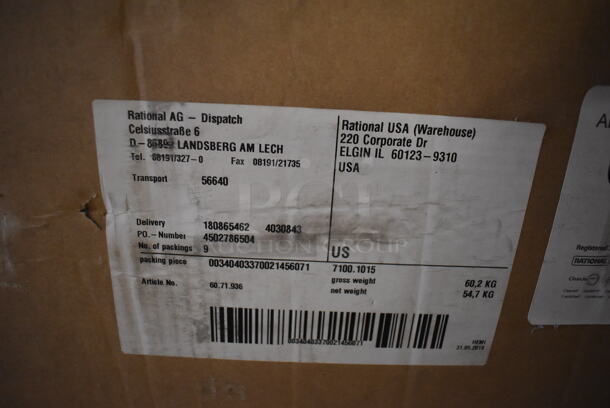 BRAND NEW IN BOX! Rational Stacking Kit for Convection Ovens. Goes GREAT w/ Lot 1! - Image 8 of 8