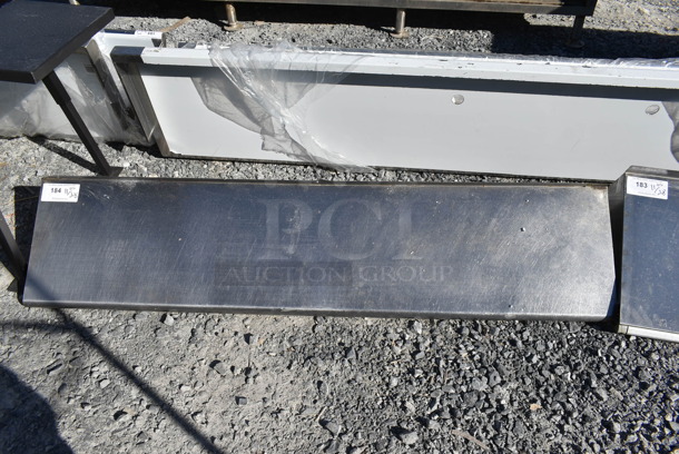 Stainless Steel Commercial Wall Mount Shelf. - Image 1 of 2
