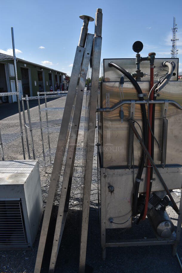 3 Stainless Steel Dividers / Walls. Includes 42x2x73. 3 Times Your Bid! - Image 3 of 4