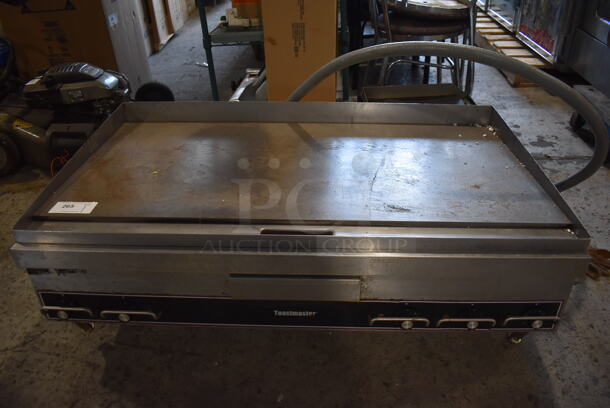 Toastmaster Stainless Steel Commercial Countertop Electric Powered Flat Top Griddle. 240 Volts, 3 Phase.