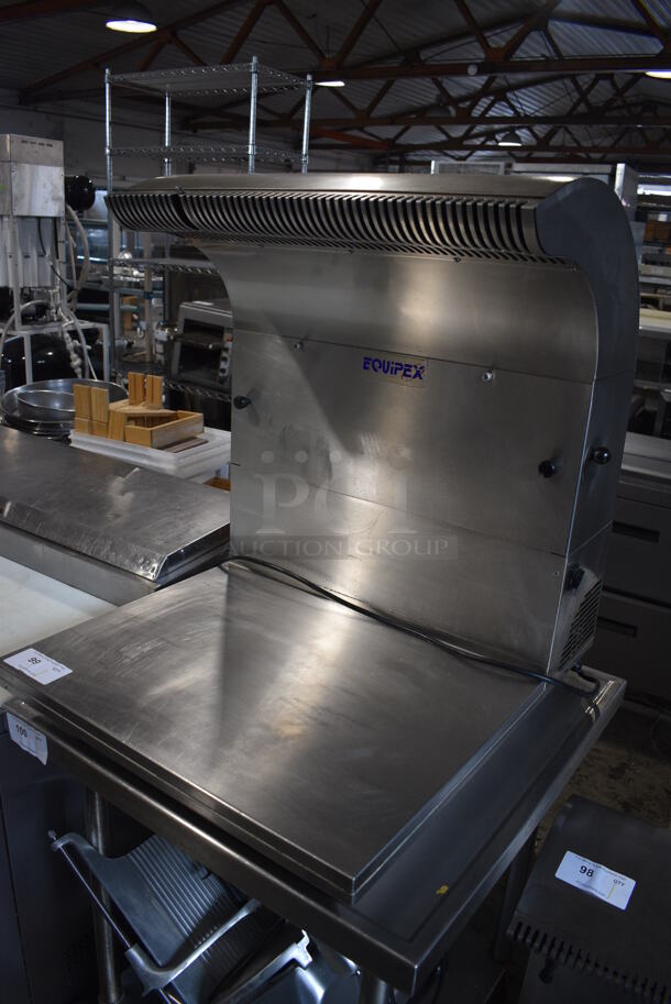 Equipex SA VENT Stainless Steel Commercial Countertop Vent Exhaust System. 120 Volts, 1 Phase. Tested and Working! - Image 1 of 6
