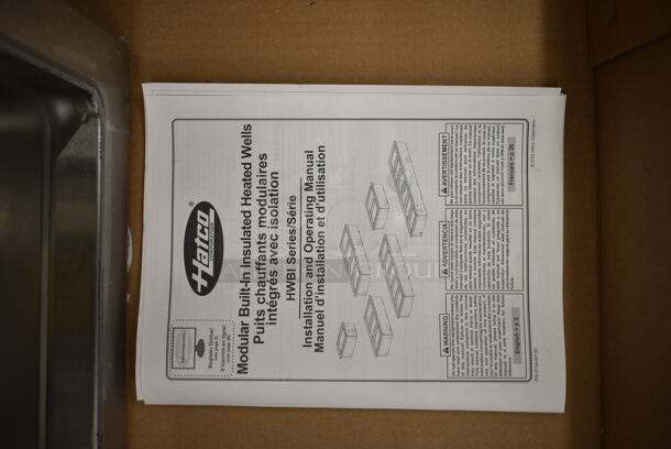 BRAND NEW! Hatco HWBI-2D Stainless Steel Commercial Two Compartment Modular / Ganged Drop In Hot Food Well with 3/4" NPT Drain. 208 Volts, 1/3 Phase. - Image 3 of 10