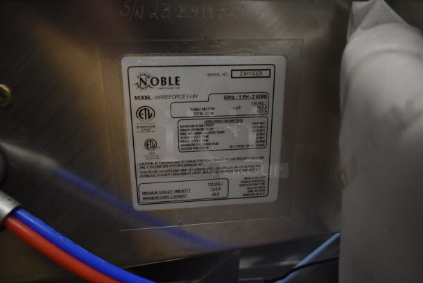 BRAND NEW SCRATCH AND DENT! 2023 Noble Wareforce I-HH Stainless Steel Commercial Straight Pass Through Dishwasher. 115 Volts, 1 Phase.  - Image 5 of 9