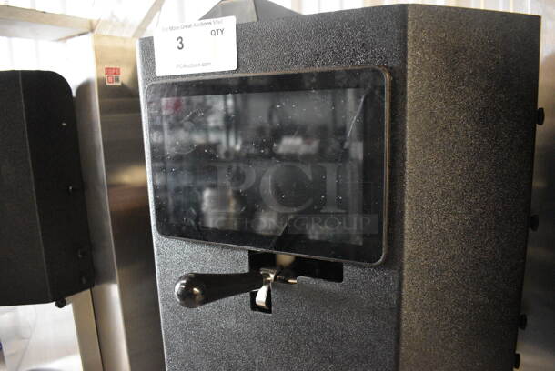 2017 Taylor Model C709-27 Stainless Steel Commercial Air Cooled Single Flavor Soft Serve Ice Cream Machine w/ Taylor Model C20100-WFB 10 Head Flavor Blast and Color Touch Panel for Flavor Burst on Commercial Casters. 208-230 Volts, 1 Phase. 23x33x61 - Image 5 of 10