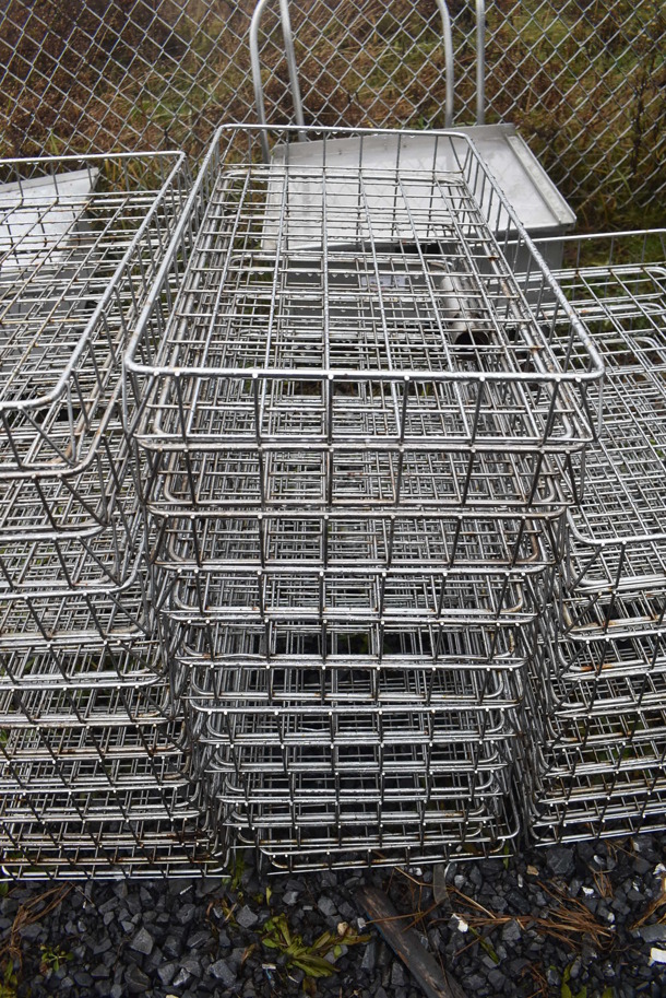 ALL ONE MONEY! Lot of 33 Metal Wire Baskets. 13x25.5x2.5 - Image 3 of 5