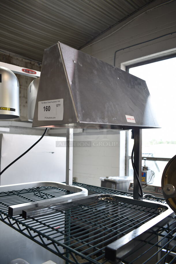 Vollrath OHC-500 Metal Commercial Countertop Warming Lamp. 120 Volts, 1 Phase. Tested and Working!  - Image 1 of 3