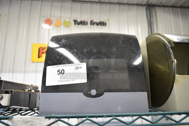 2 Poly Wall Mount Paper Towel Dispensers. 2 Times Your Bid!  - Image 2 of 5