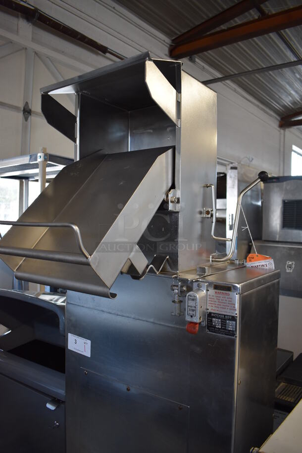 Butcher Boy CMF-S Stainless Steel Commercial Floor Style Compact Frozen Meat Flaker on Commercial Casters. 230 Volts, 3 Phase. 27x25x73 - Image 7 of 9