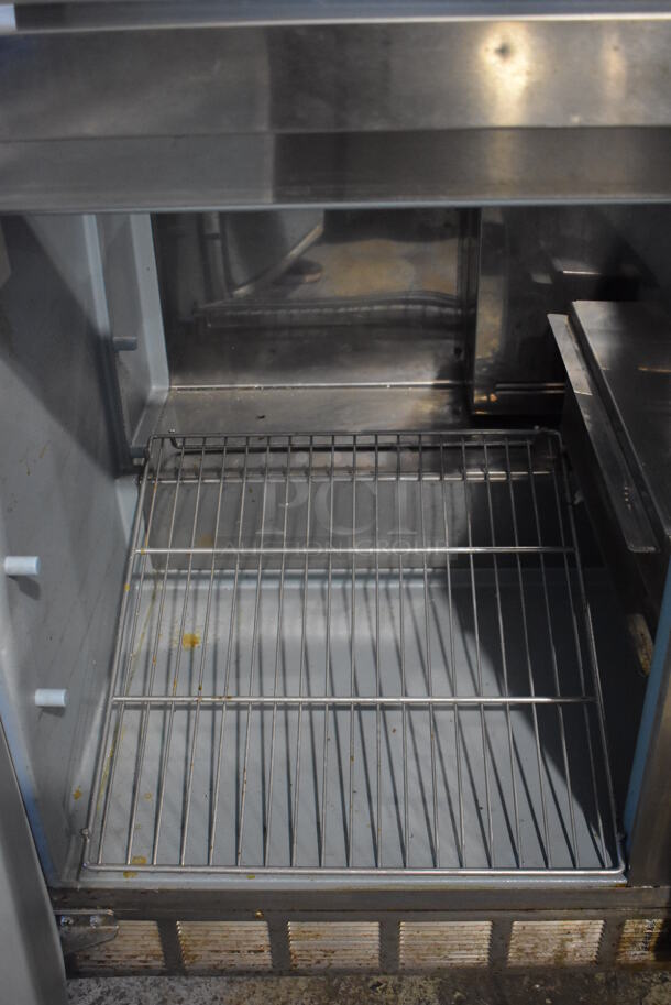 2014 Delfield 4472N-30M Stainless Steel Commercial Sandwich Salad Prep Table Bain Marie Mega Top. 115 Volts, 1 Phase. 72x32x45. Tested and Powers On But Does Not Get Cold - Image 9 of 12