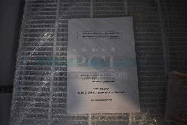 BRAND NEW SCRATCH AND DENT! KoolMore MDR-1D-23C Metal Commercial Single Door Reach In Cooler Merchandiser w/ Poly Coated Racks on Commercial Casters. 115 Volts, 1 Phase. 28x33.5x83. Tested and Working! - Image 6 of 6