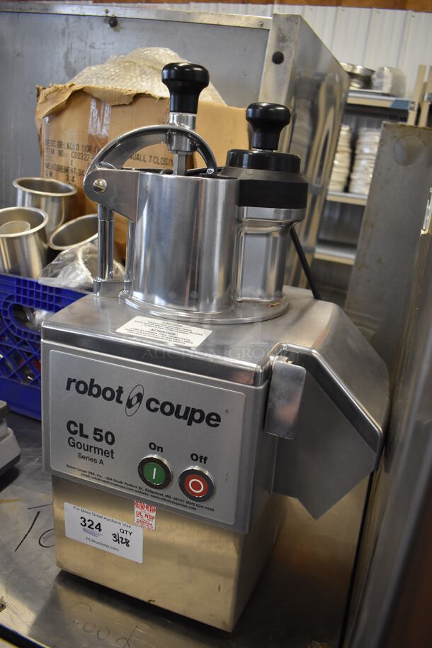 Robot Coupe CL 50 GOUR Series A Stainless Steel Commercial Countertop Food Processor. 120 Volts, 1 Phase. 14x13x24. Tested and Working! - Image 3 of 7