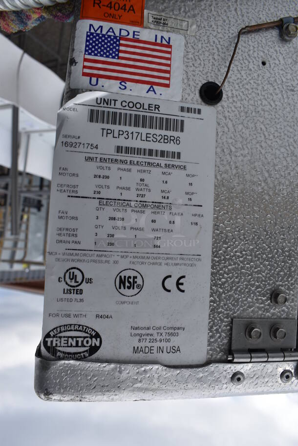 2018 Bally 18'x26' Walk In Box w/ Two Trenton TPLP317LES2BR6 208-230 Volt Condensers. Does Not Have Compressors or Floor. Information Provided By The Consignor But Not Verified By PCI Auctions. - Image 6 of 10