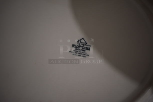 8 White Ceramic Oval Plates. 12x10x1. 8 Times Your Bid! - Image 3 of 3