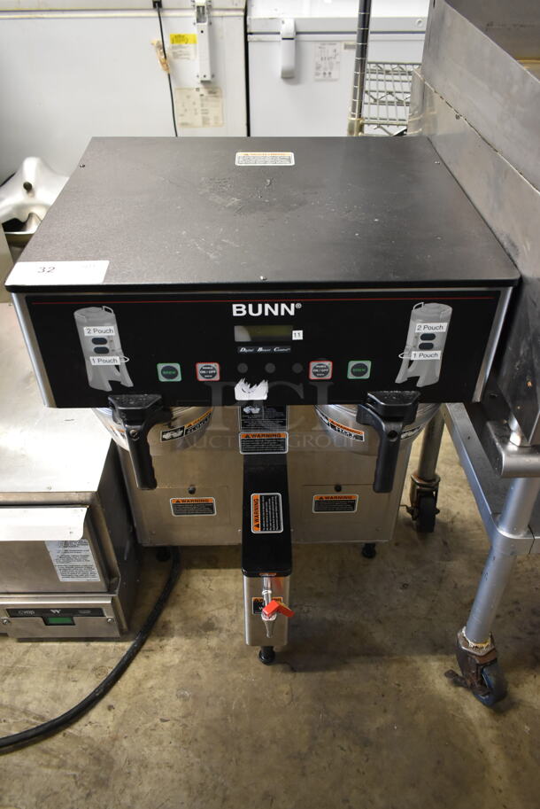 2020 Bunn DUAL TF DBC Metal Commercial Countertop Dual Coffee Machine w/ Hot Water Dispenser and 2 Metal Brew Baskets. 120/208-240 Volts, 1 Phase. - Image 1 of 5