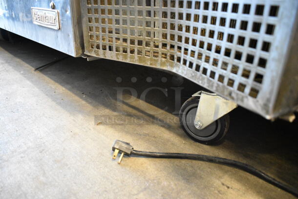 Centaur CPR-67 Stainless Steel Commercial Pizza Prep Table on Commercial Casters. 115 Volts, 1 Phase. Tested and Working! - Image 3 of 8