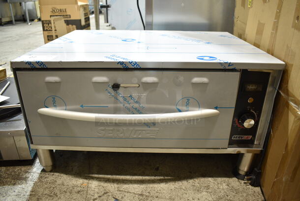 BRAND NEW SCRATCH AND DENT! 2023 ServIt 423WDSFS1 Stainless Steel Commercial Single Drawer Warming Drawer. 120 Volts, 1 Phase. Tested and Working! - Image 2 of 6