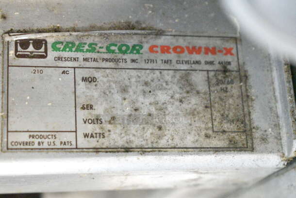 Cres Cor Metal Commercial Heated Holding Cabinet on Commercial Casters. Tested and Working! - Image 6 of 7