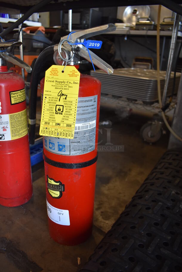 Buckeye Dry Chemical Fire Extinguisher. Buyer Must Pick Up - We Will Not Ship This Item. 9x5x21 - Image 3 of 4