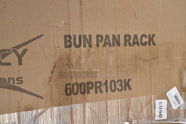 BRAND NEW SCRATCH AND DENT! Regency 600PR103K 10 Pan End Load Half Height Bun / Sheet Pan Rack - Unassembled - Image 7 of 7