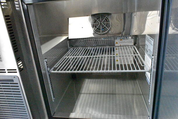 LIKE NEW! Turbo Air JBT-36-N Stainless Steel Commercial Prep Table. 115 Volts, 1 Phase. Tested and Working! - Image 5 of 8