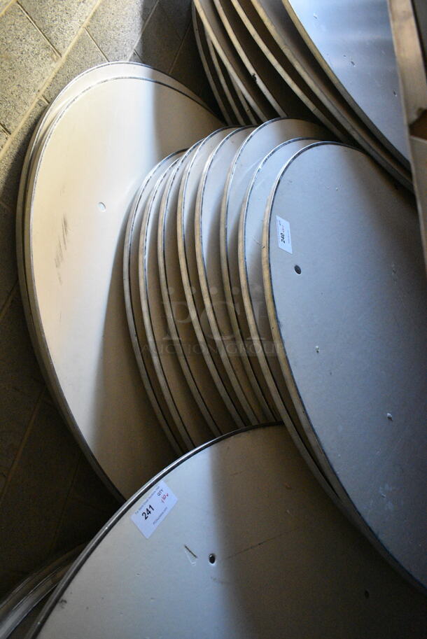 10 Round Folding Table. 72x72x30, 60x60x30. 10 Times Your Bid!  - Image 2 of 2