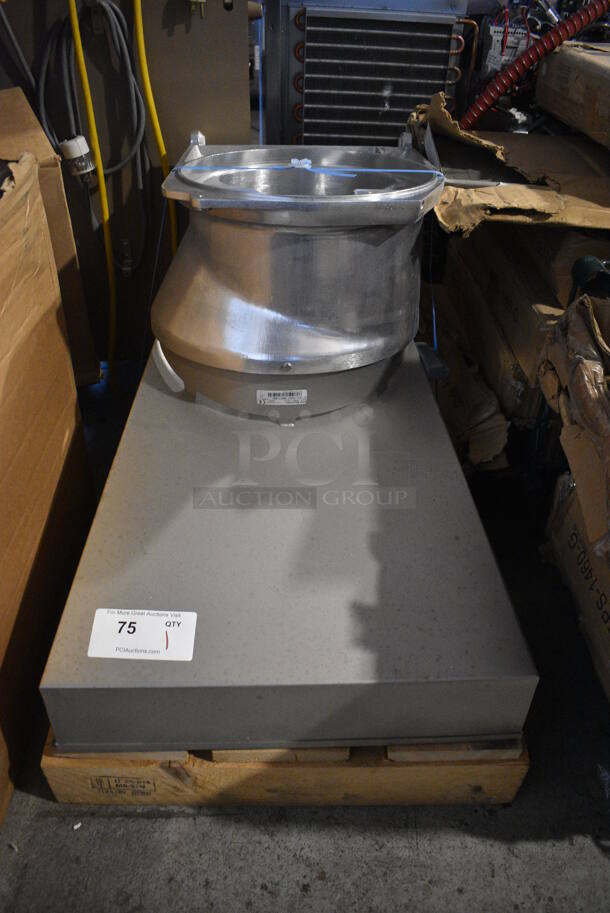 BRAND NEW! Dito Electrolux TR260 Stainless Steel Commercial Feed Hopper for Vegetable Slicer. 19x30x17