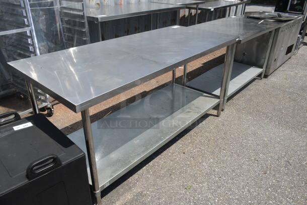 Stainless Steel Commercial Table w/ Metal Under Shelf. - Image 2 of 4