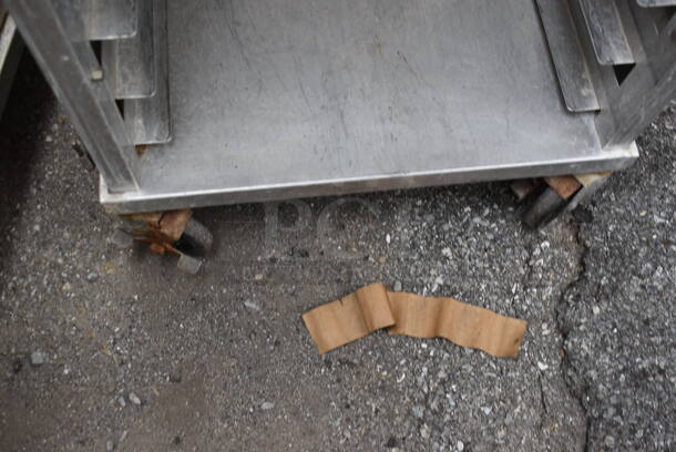 Metal Commercial Pan Transport Rack on Commercial Casters. - Image 3 of 3