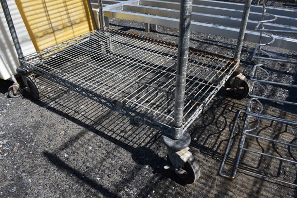 Metal 3 Tier Shelving Unit on Commercial Casters. BUYER MUST DISMANTLE. PCI CANNOT DISMANTLE FOR SHIPPING. PLEASE CONSIDER FREIGHT CHARGES. 36x24x68 - Image 3 of 3