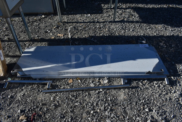 BRAND NEW SCRATCH AND DENT! Regency 600DOS1860 Stainless Steel Commercial Tabletop and Under Shelf. - Image 1 of 4