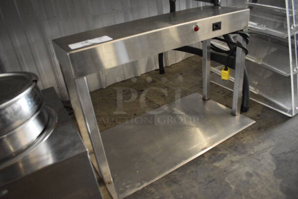 Stainless Steel Commercial Countertop Warmer. 125 Volts, 1 Phase. 24x14x17. Powers On But Has No Bulb. - Image 2 of 4