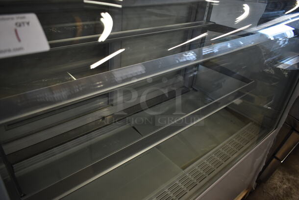 BRAND NEW SCRATCH AND DENT! Avantco 193BC48HCW Metal Commercial Floor Style Deli Display Case Merchandiser. 115 Volts, 1 Phase. Tested and Working! - Image 6 of 7