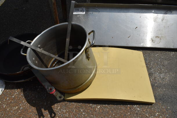 ALL ONE MONEY! Lot of Various Items Including Skillets, Metal Stock Pots and Utensils! - Image 2 of 5