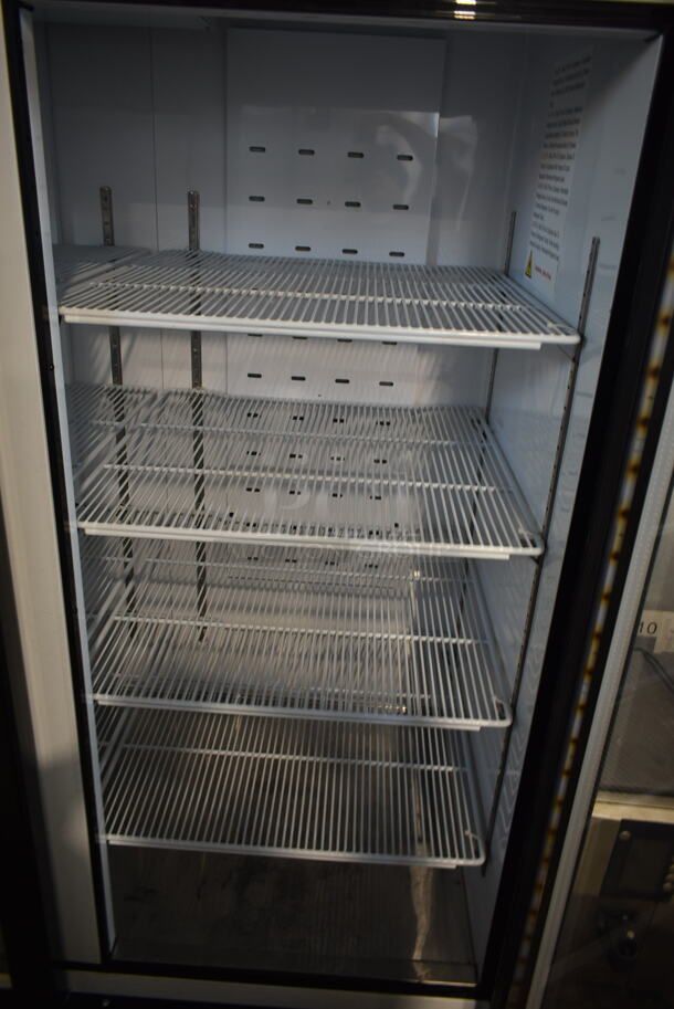 2017 Migali C-49RM-HC Metal Commercial 3 Door Reach in Cooler Merchandiser w/ Poly Coated Racks. 115 Volts, 1 Phase. Tested and Powers On But Does Not Get Cold - Image 8 of 8