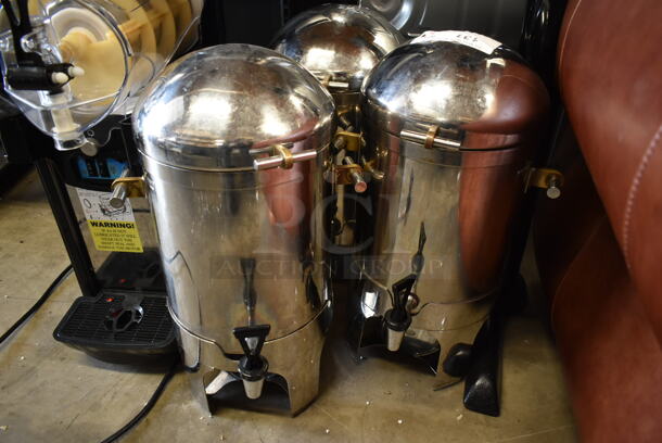 3 Stainless Steel Commercial Beverage Holder Dispensers. 3 Times Your Bid! - Image 2 of 4