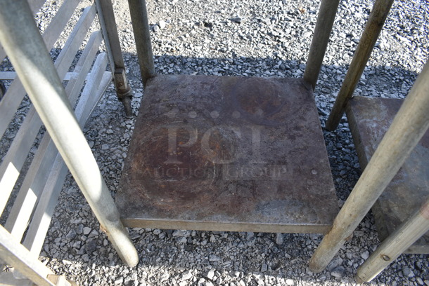 Stainless Steel Table w/ Metal Under Shelf. 24x24x35 - Image 3 of 3