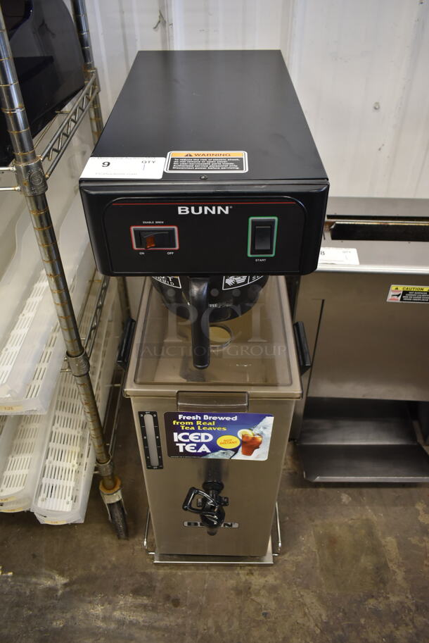2014 Bunn TB3Q Stainless Steel Commercial Countertop Iced Tea Machine w/ Beverage Holder and Poly Brew Basket. 120 Volts, 1 Phase. - Image 1 of 6