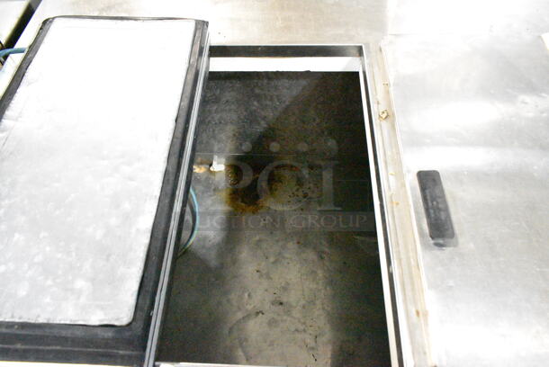 C Nelson BD-8RB Stainless Steel Chest Freezer w/ 2 Center Hinge Lids on Commercial Casters. 115 Volts, 1 Phase. Tested and Working! - Image 5 of 9