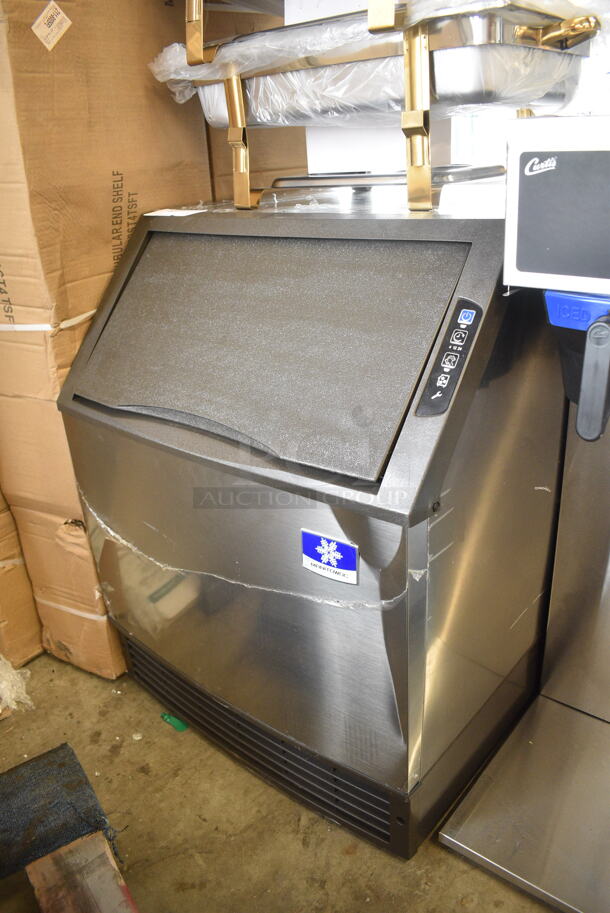 BRAND NEW SCRATCH AND DENT! 2023 Manitowoc UDF0190A-161B Stainless Steel Commercial Undercounter Self Contained Dice Cube Ice Machine with 90 lb. Bin. 198 lb. 115 Volts, 1 Phase.  - Image 3 of 7
