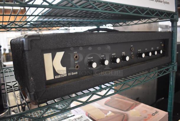 Kustom III BASS Bass Amp. 24x10.5x36 - Image 1 of 6