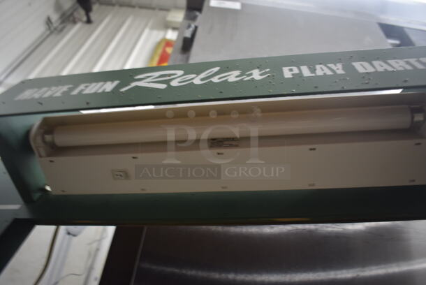 Dartboard Cabinet Set With Enclosed Light. - Image 4 of 4