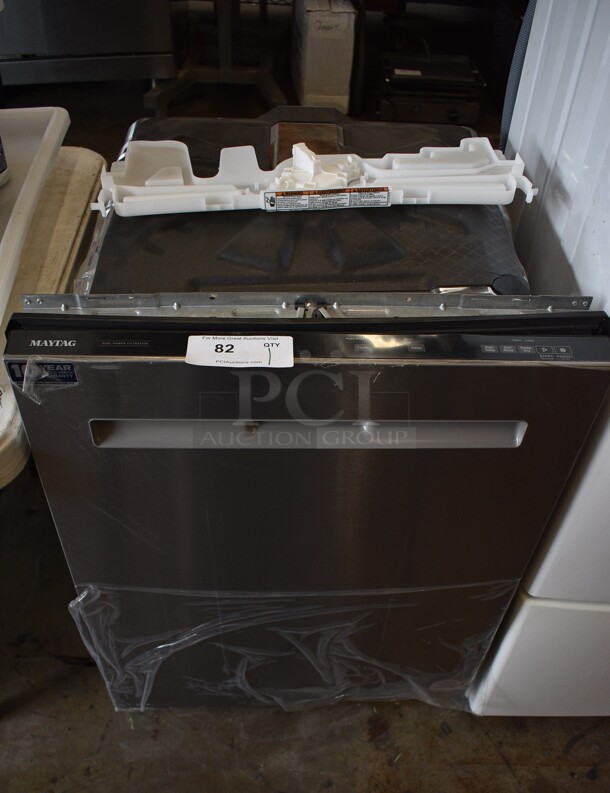 BRAND NEW SCRATCH AND DENT! Maytag Model MDB9959SKZ0 Undercounter Front Load Dishwasher. 120 Volts, 1 Phase. 24x25x34