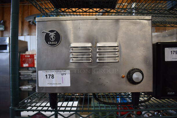 Eagle 1220FW Stainless Steel Commercial Countertop Food Warmer. 120 Volts, 1 Phase. 15x24x12. Tested and Working! - Image 4 of 6