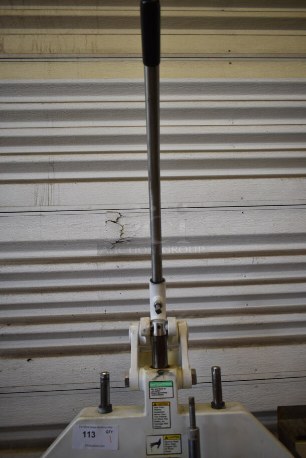 Dutchess JN-3 Metal Commercial Floor Style Manual Dough Divider. 208-230 Volts, 3 Phase.  - Image 3 of 7