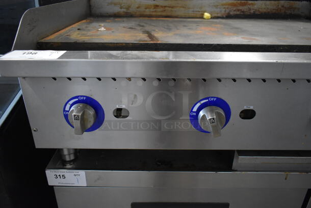 Globe Stainless Steel Commercial Countertop Gas Powered Flat Top Griddle. - Image 8 of 8