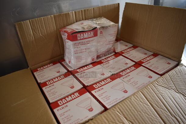 14 BRAND NEW! Damar PAR38 Quartz Capsule Lightbulbs. 14 Times Your Bid! - Image 3 of 4