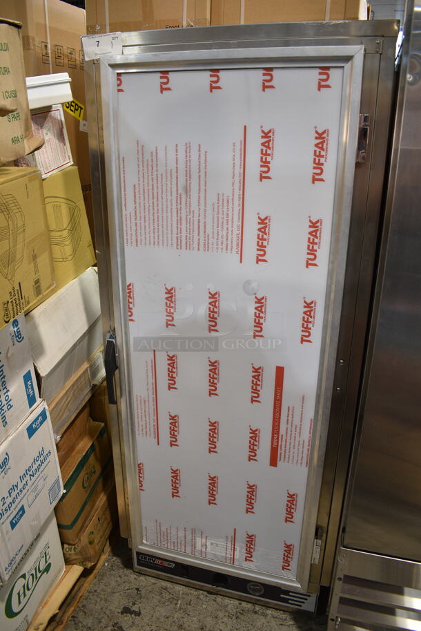BRAND NEW SCRATCH AND DENT! 2024 ServIt 423CH1UFICF Full Size Insulated Holding Cabinet with Clear Door w/ Commercial Casters. 120 Volts, 1 Phase. Tested and Does Not Power On - Image 2 of 6
