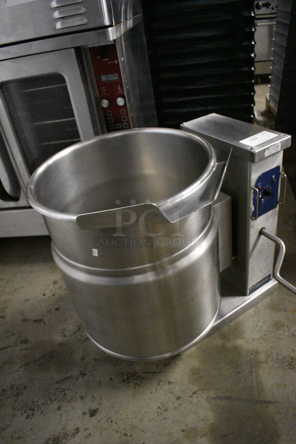 Cleveland KET12T Stainless Steel Commercial Countertop Electric Powered 12 Gallon Tilting Steam Kettle. 28x21x26 - Image 3 of 8