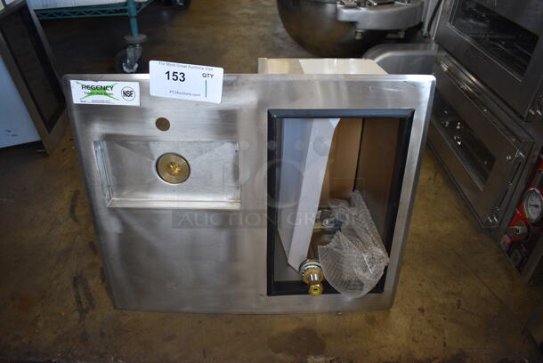 BRAND NEW SCRATCH AND DENT! Regency Stainless Steel Commercial Drop In w/ Water Dispenser. 21.5x18x12