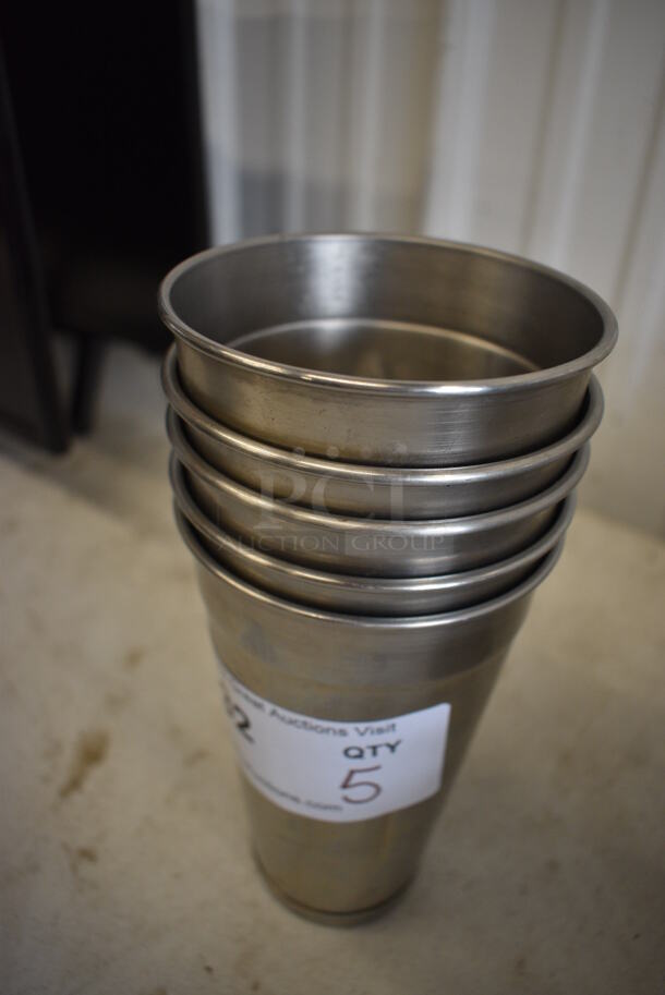 5 Metal Mixing Cups. 4x4x7. 5 Times Your Bid! - Image 3 of 3
